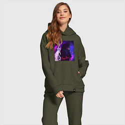 Женский костюм оверсайз OG BUDA SEXY DRILL, цвет: хаки — фото 2