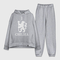 Женский костюм оверсайз I LOVE CHELSEA