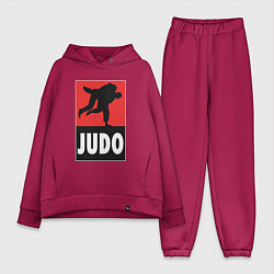 Женский костюм оверсайз Judo, цвет: маджента
