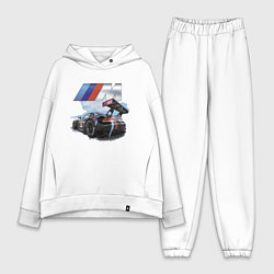Женский костюм оверсайз BMW M POWER Motorsport Racing Team, цвет: белый