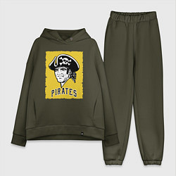 Женский костюм оверсайз Pittsburgh Pirates baseball