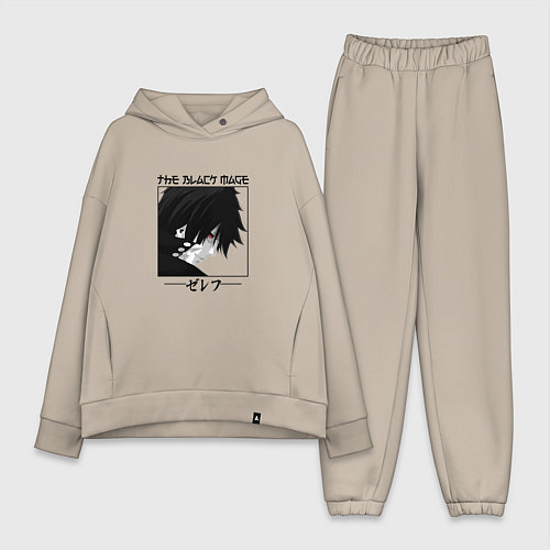 Женский костюм оверсайз Хвост Феи Fairy Tail, Зереф Zeref / Миндальный – фото 1