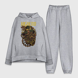 Женский костюм оверсайз Высокий уровень, цвет: меланж