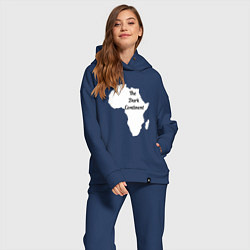 Женский костюм оверсайз The Dark Continent Африка, цвет: тёмно-синий — фото 2