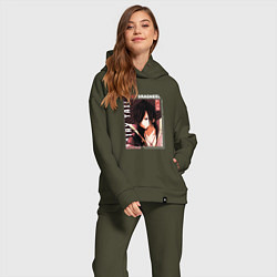 Женский костюм оверсайз Сказка о хвосте феи, Зереф, цвет: хаки — фото 2