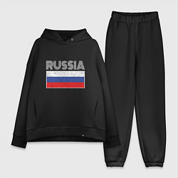 Женский костюм оверсайз Russia - Россия, цвет: черный