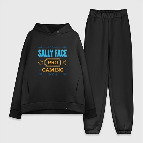Женский костюм оверсайз Sally Face PRO Gaming / Черный – фото 1