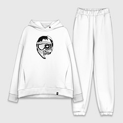 Женский костюм оверсайз Zombie rider, цвет: белый