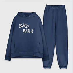 Женский костюм оверсайз Bad Wolf злой волк, цвет: тёмно-синий