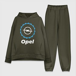 Женский костюм оверсайз Opel в стиле Top Gear, цвет: хаки
