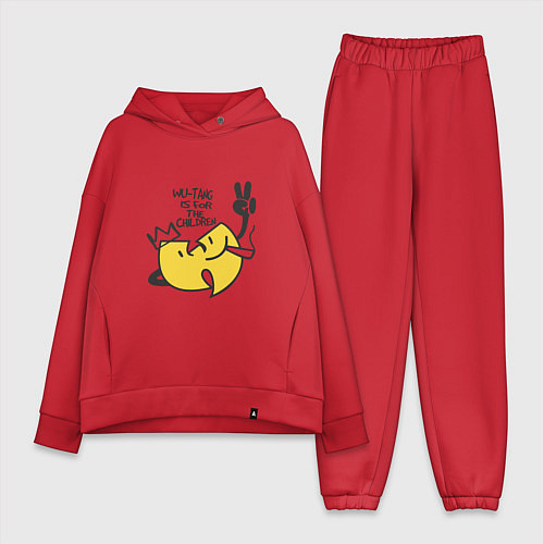 Женский костюм оверсайз Wu-Tang Is For The Children / Красный – фото 1