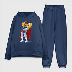 Женский костюм оверсайз Duffman - Simpsons, цвет: тёмно-синий