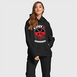 Женский костюм оверсайз Onyx - snowgoons, цвет: черный — фото 2