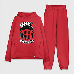Женский костюм оверсайз Onyx - snowgoons, цвет: красный