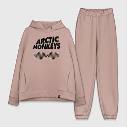 Женский костюм оверсайз Arctic Monkeys, цвет: пыльно-розовый