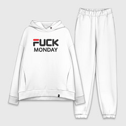 Женский костюм оверсайз Fuck monday, anti-brand, fila