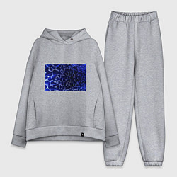 Женский костюм оверсайз Графическая химия