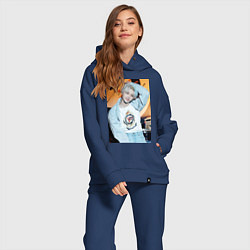 Женский костюм оверсайз Felix Circus, цвет: тёмно-синий — фото 2