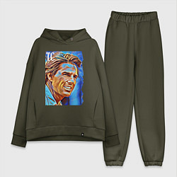 Женский костюм оверсайз Tom Cruise - film actor, цвет: хаки