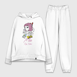 Женский костюм оверсайз Mia - pulp fiction, цвет: белый