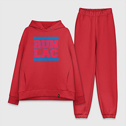 Женский костюм оверсайз Run Clippers, цвет: красный