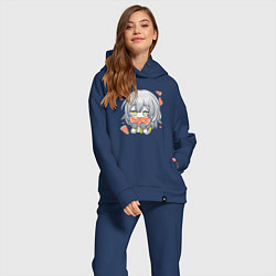 Женский костюм оверсайз Trailblazer, цвет: тёмно-синий — фото 2