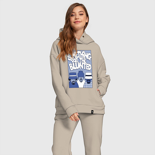 Женский костюм оверсайз Cypress hill - blunted / Миндальный – фото 2