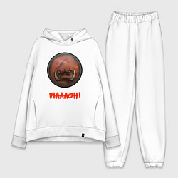 Женский костюм оверсайз Жосткие Ребята Гримгора Warhammer: Total War, цвет: белый