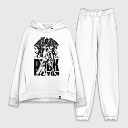 Женский костюм оверсайз Queen rock you, цвет: белый