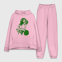 Женский костюм оверсайз Go Celtics, цвет: светло-розовый