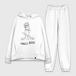 Женский костюм оверсайз Bart hellboy Lill Peep, цвет: белый