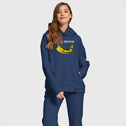 Женский костюм оверсайз Dolce Banana, цвет: тёмно-синий — фото 2