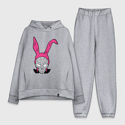 Женский костюм оверсайз Pink Donnie Darko, цвет: меланж
