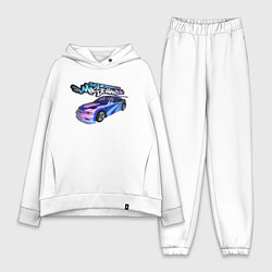 Женский костюм оверсайз NFS Most Wanted neon bmw