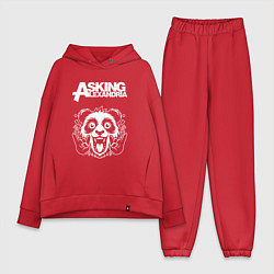 Женский костюм оверсайз Asking Alexandria rock panda