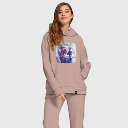 Женский костюм оверсайз The Birthday Massacre - under your spell, цвет: пыльно-розовый — фото 2