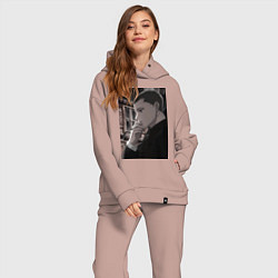 Женский костюм оверсайз Ведьма и чудовище Ашаф, цвет: пыльно-розовый — фото 2