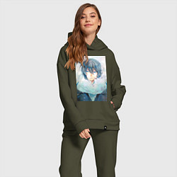 Женский костюм оверсайз Ванитас, цвет: хаки — фото 2