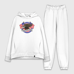 Женский костюм оверсайз United States of America, цвет: белый