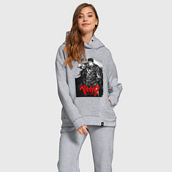 Женский костюм оверсайз Berserker - Гатс, цвет: меланж — фото 2