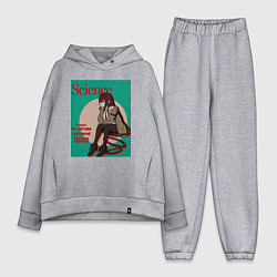 Женский костюм оверсайз Курису Макисэ наука - Врата Штейна, цвет: меланж