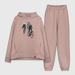 Женский костюм оверсайз Велосипедисты