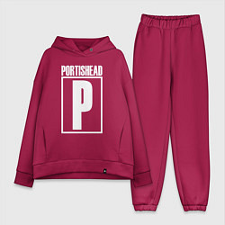 Женский костюм оверсайз Portishead, цвет: маджента