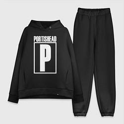 Женский костюм оверсайз Portishead, цвет: черный