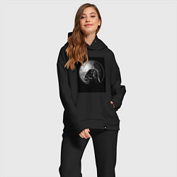 Женский костюм оверсайз Дарт Вейдер звезда смерти, цвет: черный — фото 2