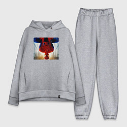 Женский костюм оверсайз Новый человек паук, цвет: меланж