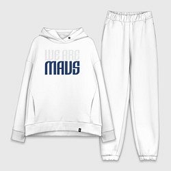 Женский костюм оверсайз Мы Даллас Маверикс, цвет: белый