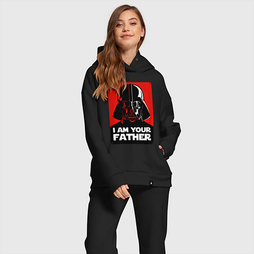 Женский костюм оверсайз Darth Vader / Черный – фото 2