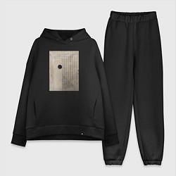 Женский костюм оверсайз No geometry, цвет: черный