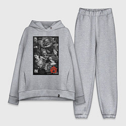 Женский костюм оверсайз Sons Of Anarchy all, цвет: меланж